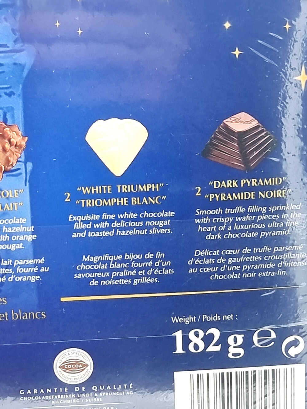 Шоколадные конфеты ассорти Lindt Champs-Elysees 17 конфет 182 г (Франция)