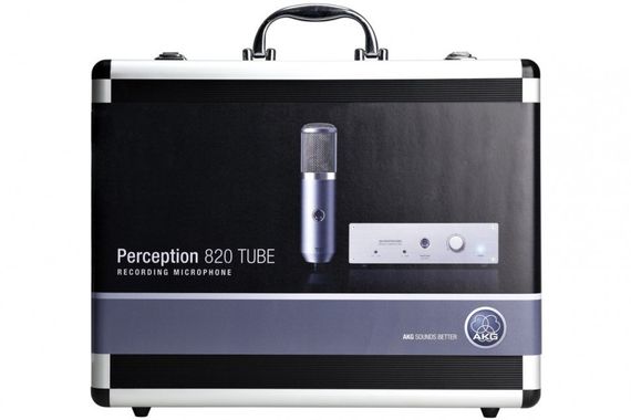 AKG P820 ламповый микрофон, предусилитель, SH300 "паук", кейс