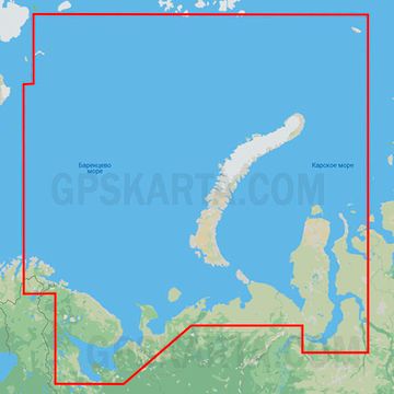 C-MAP  Белое, Баренцево, Карское море карта глубин для Lowrance / Simrad / B&G MAX-N+ RS-Y202