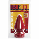 Огромная анальная пробка Red Boy The Challenge Butt Plug - 23 см. (Цвет: красный)
