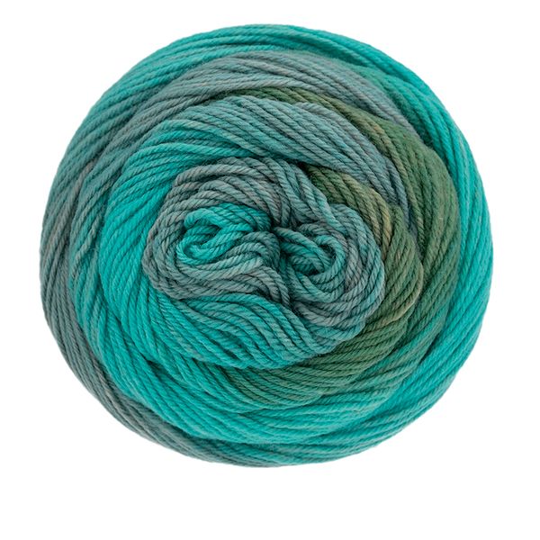 Пряжа Austermann (Аустерманн) Step Merino 6-fath Gots / уп.5 мот. по 150 г, 400м, нефритовый