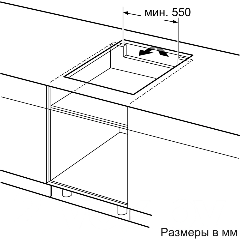 Индукционная варочная панель Bosch PUE611BB5E