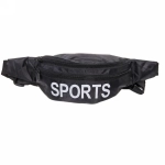 Сумка на пояс «Ultramarine - Sports Style», цвет черный, 3 кармана, 36*10*8см