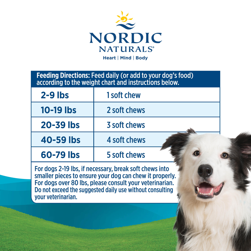 Nordic Naturals, омега-3 для кожи и шерсти, для собак, костный бульон, 30 жевательных таблеток, 150 г (5,29 унции)