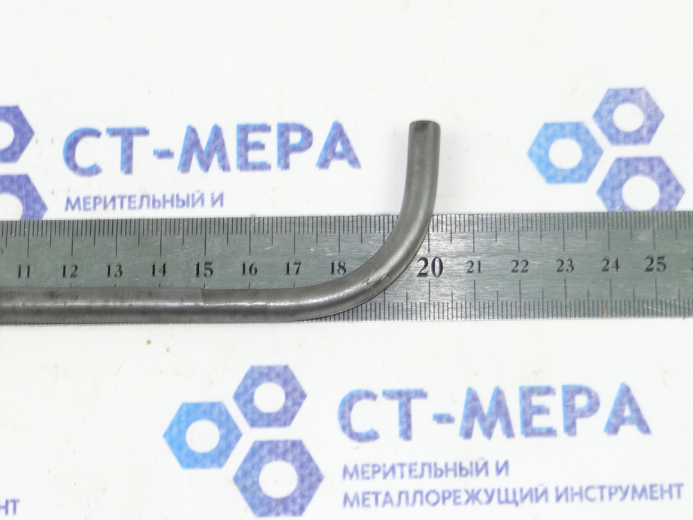 Метчик гаечный М10 (0151) с изогнутым хвостовиком L=200