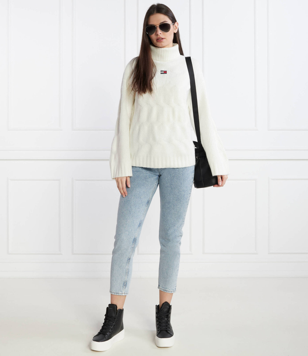 Джинсы IZZIE HGH SL ANK CG4114 Tommy Jeans - голубой(DW0DW17453)