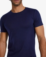 Футболка мужская TYR Lightweight Ultrasoft Tech Tee (Темно-Синяя)