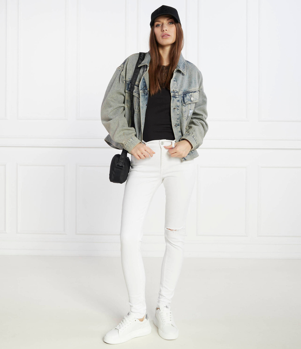 Джинсовая куртка CALVIN KLEIN JEANS - голубой(J20J222501)