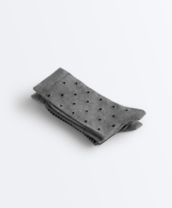 OYSHO Две пары классических носков из 55% модала и 10% кашемира, серый меланж