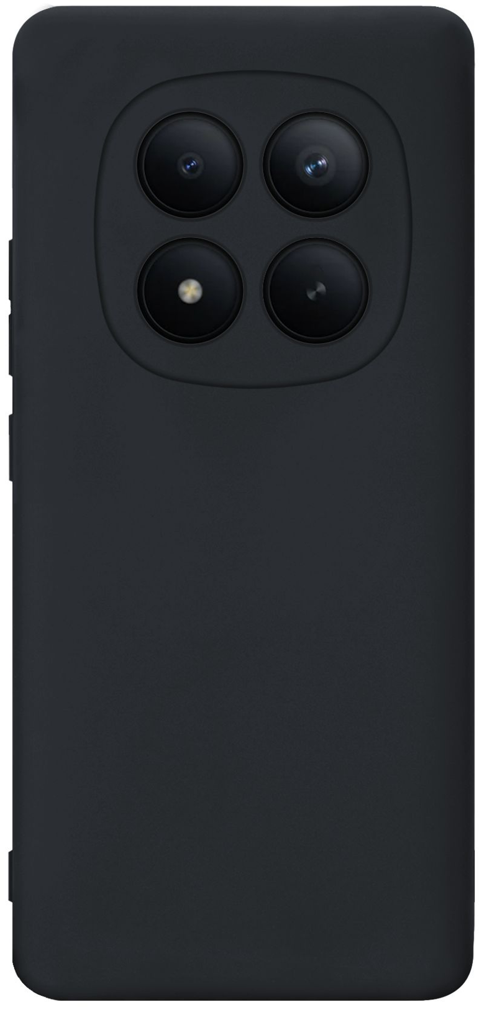 Мягкий Soft Touch чехол из силикона для RN 15 PRO+/POCO M8 PRO с бархатной подкладкой