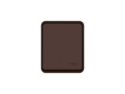 ATLASDESIGN PROFI IP54 О/У 1-клавишный ВЫКЛЮЧАТЕЛЬ КНОПОЧНЫЙ, сх.1, 10А, КОРИЧНЕВЫЙ