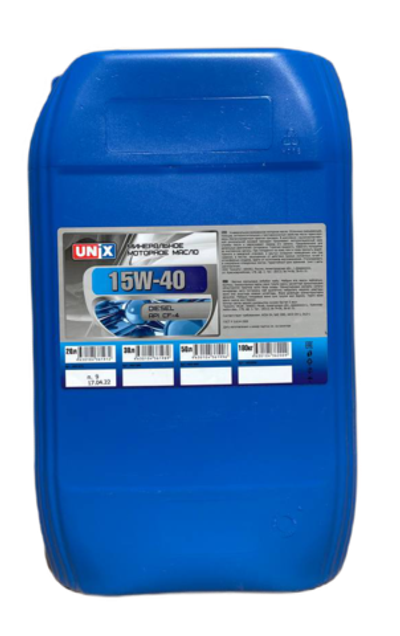 Масло моторное UNIX 15w40 SF/CC 20л UNIX 4604693