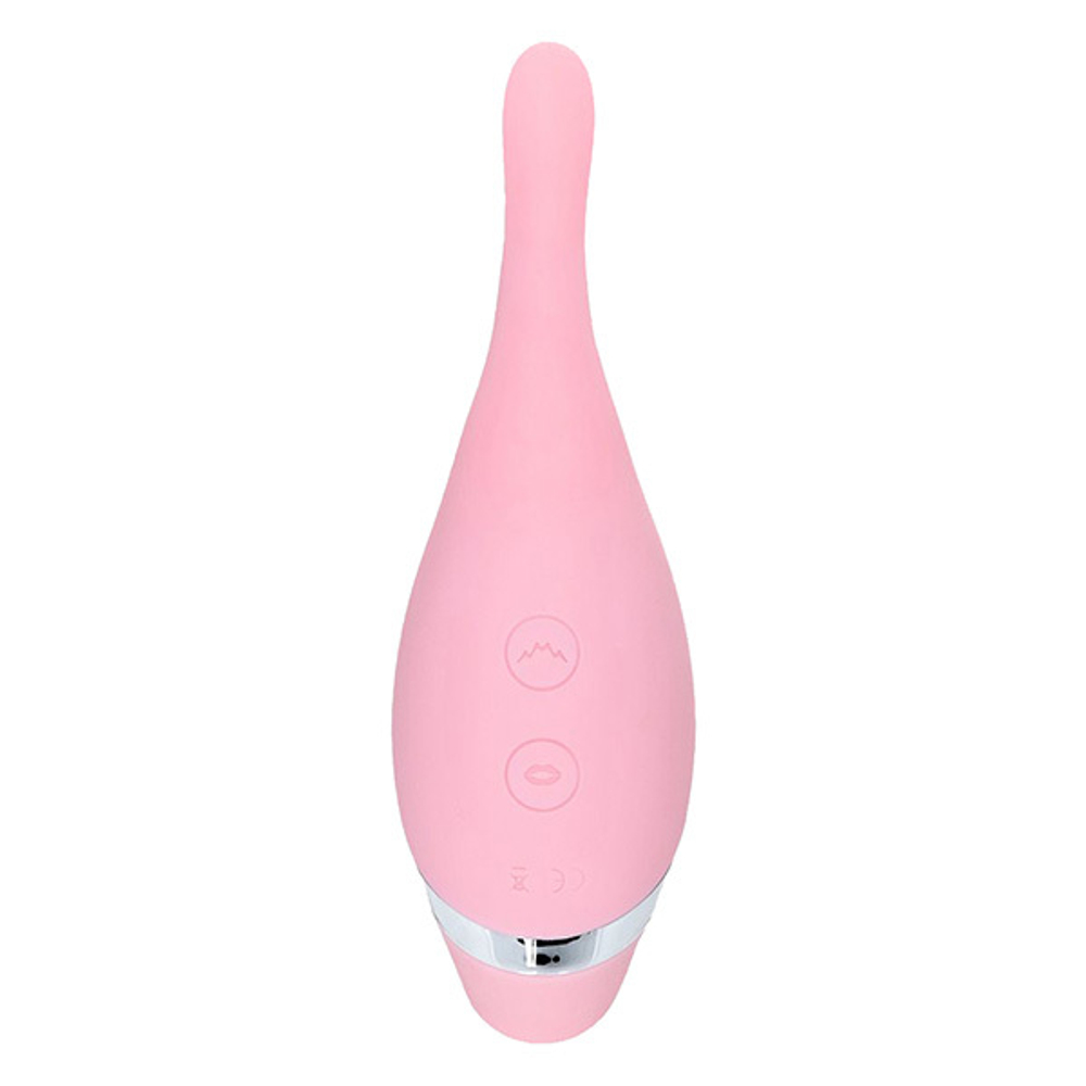 Розовый многофункциональный стимулятор 14см ToyFa Flovetta Dahlia 457706