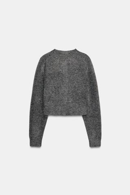 ZARA КАРДИГАН НА ПУГОВИЦАХ, МЯГКИЙ СЕРЫЙ
