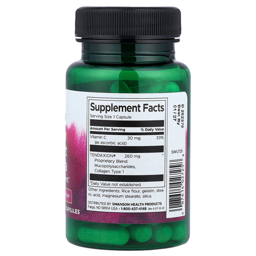 Swanson Vitamins, средство для поддержки сухожилий, 60 капсул