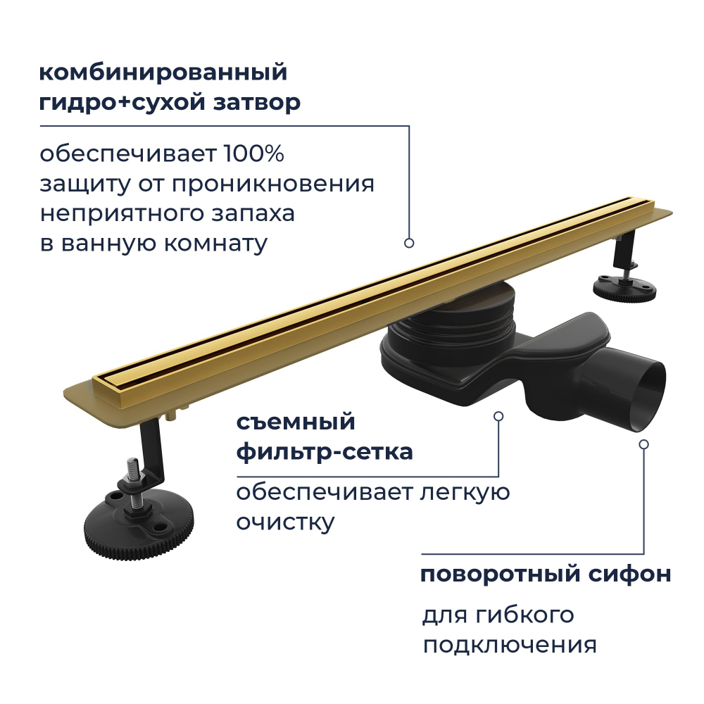 Душевой трап RGW SDR-54Gb (400)