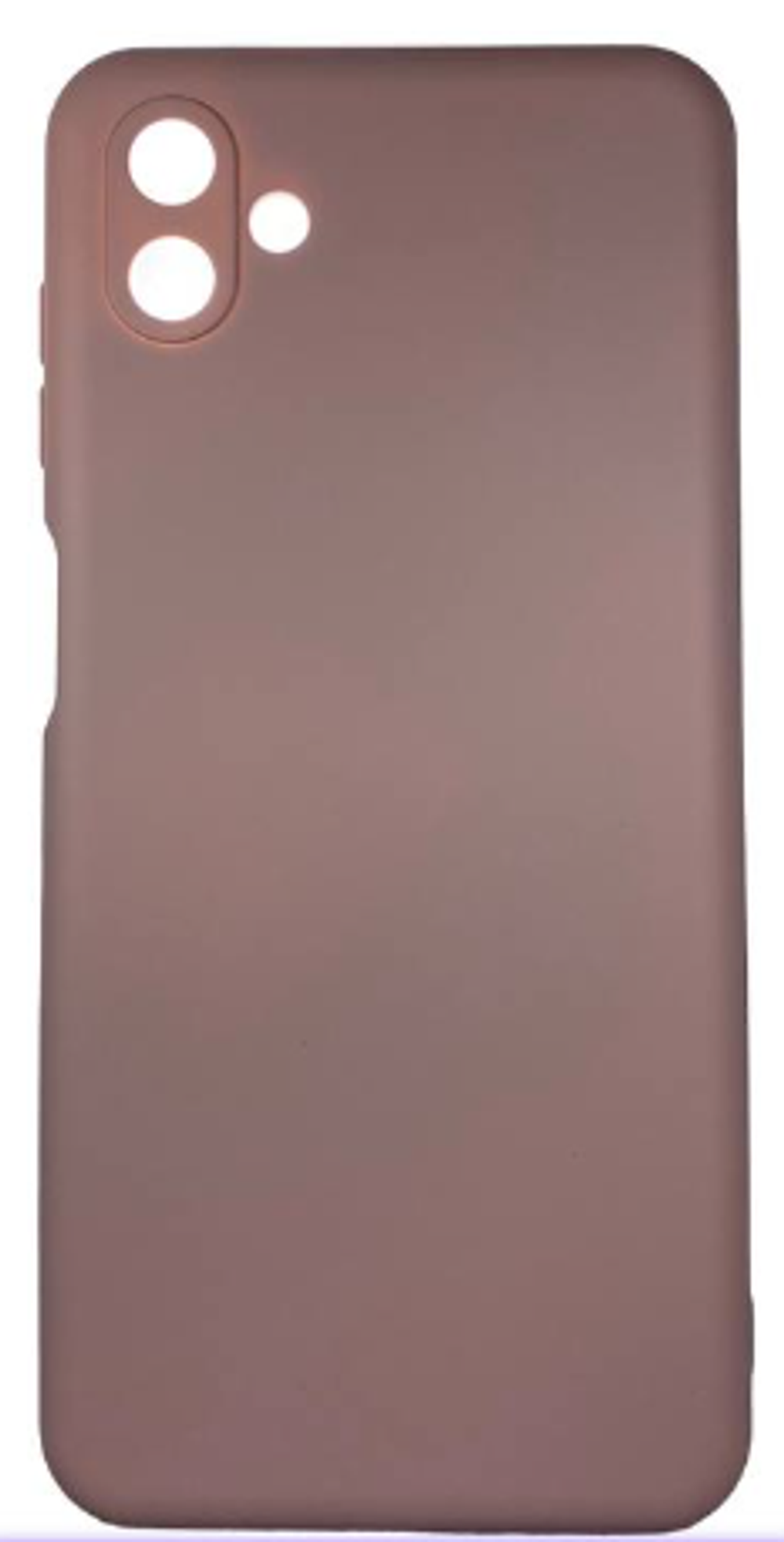 Накладка для Samsung Galaxy A04 Silicone cover без логотипа пудро