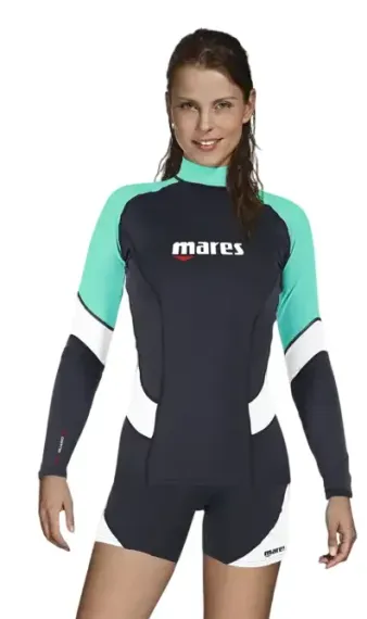 Рашгард женский с длинным рукавом Mares Rash Guard Trilastic, лайкра