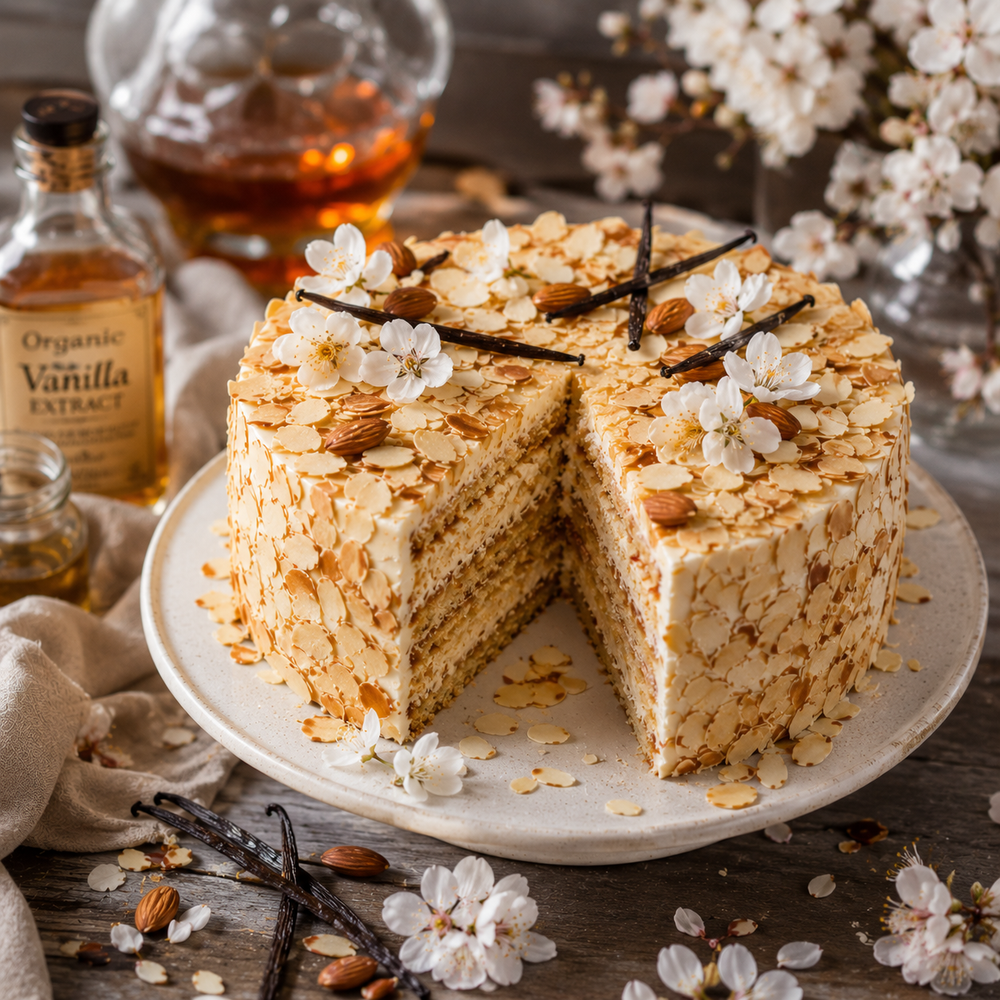 Миндально-ромовый торт (Almond Rum Cake)