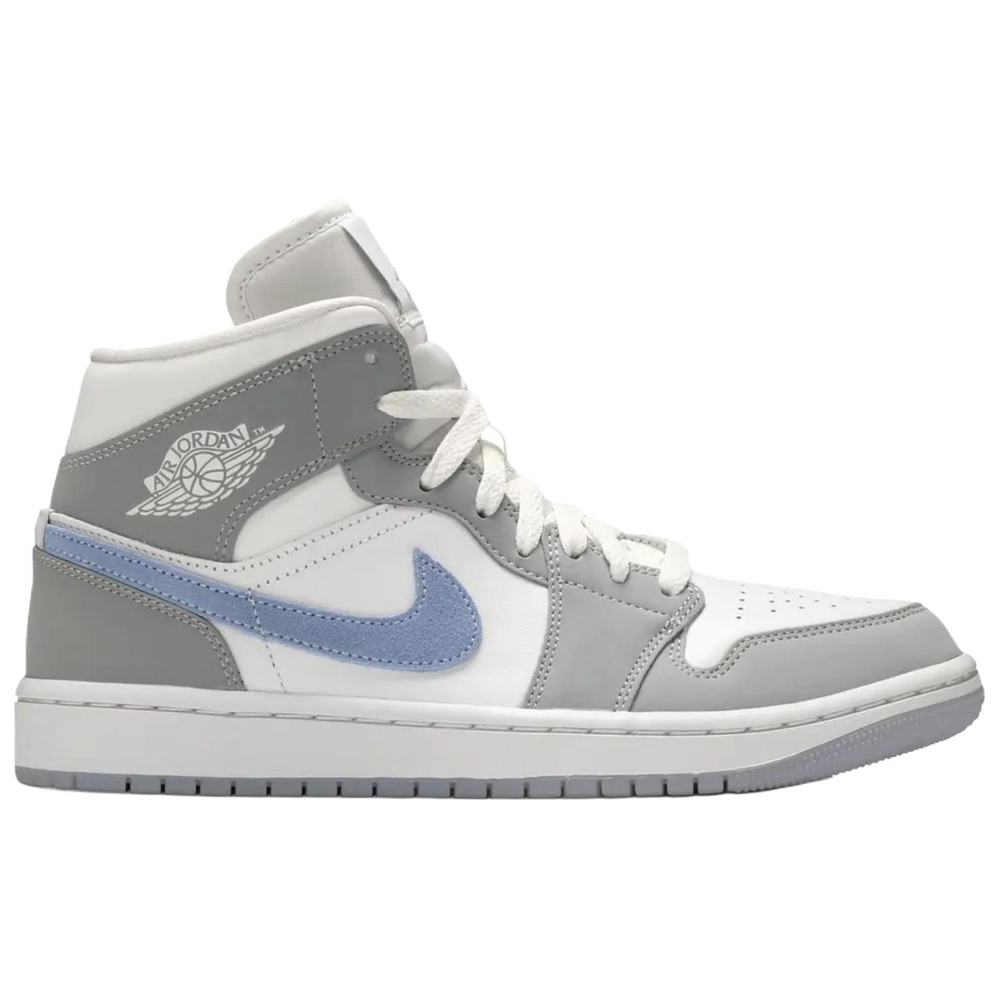 Air Jordan 1 Mid 'Wolf Grey Aluminum' Women's