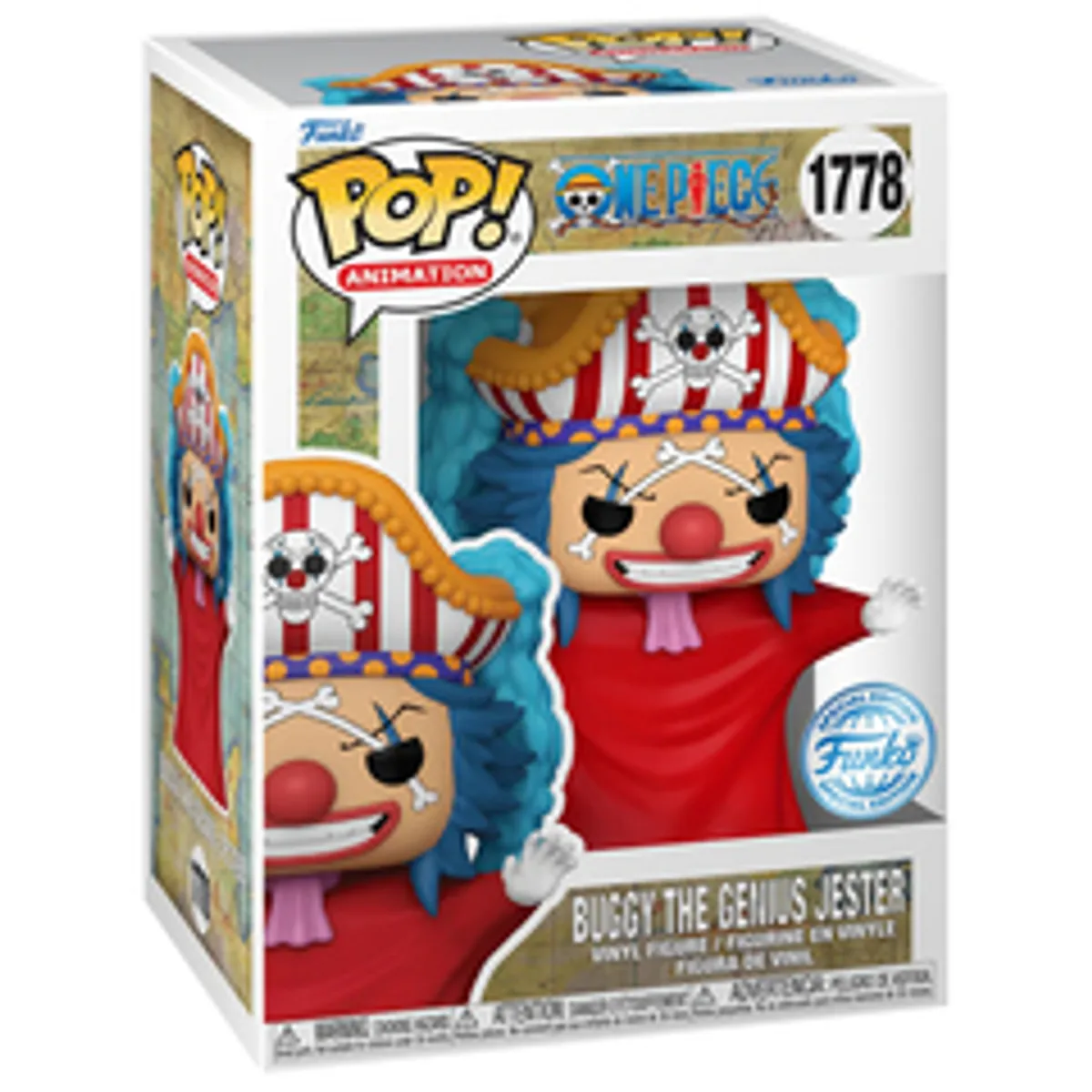 Funko POP! One Piece: Buggy The Genius Jeaster (Exc) (1778)