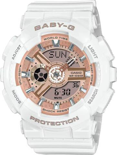 Японские наручные часы Casio Baby-G BA-110X-7A1 с хронографом