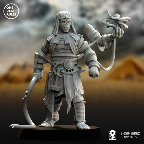 Grand Alliance Death Tomb Kings Necrotect миниатюра для dnd, днд, pathfinder, фентези, Настольная игра, НРИ, Варгейм, РПГ