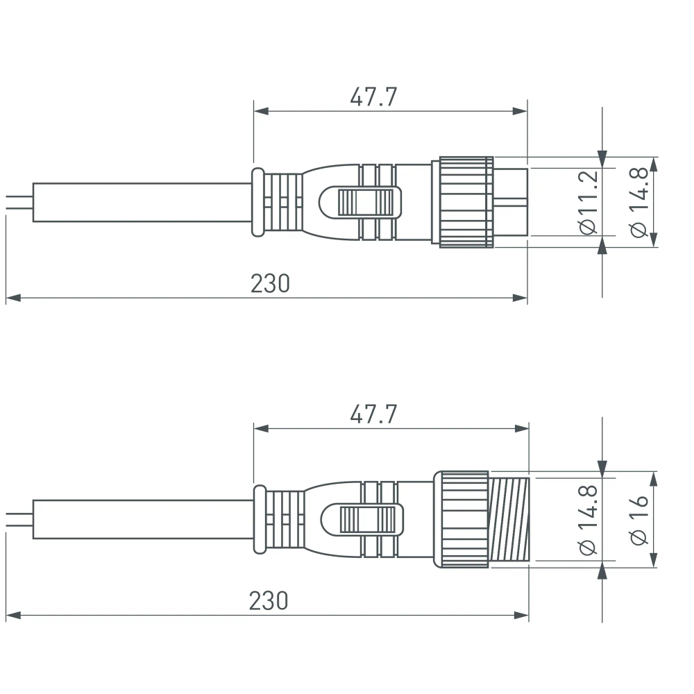 Коннектор подключения ARL-LINE-4pin (DMX512) (Arlight, Закрытый) 026393