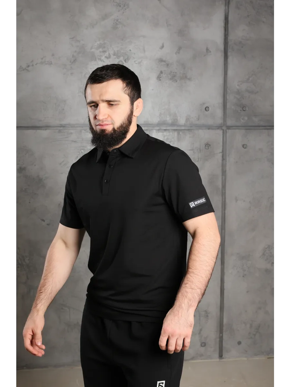 Поло Rage black арт.: HY25698