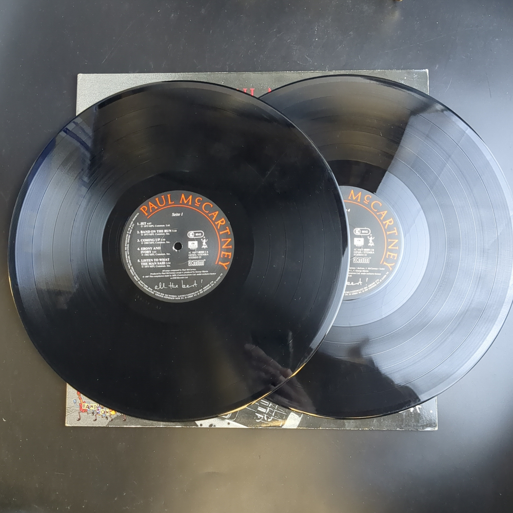 2 LP Paul McCartney – All The Best! Зарубежный рок. 2 Виниловые пластинки 12 дюймов. Europe (Holland) 1987 год