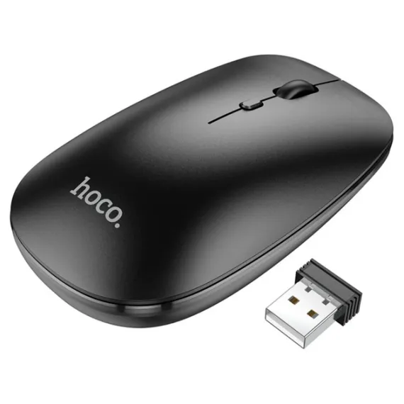 Мышь Hoco GM15 Art dual-mode business wireless mouse Black