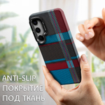 Дизайнерский чехол для SAMSUNG GALAXY S24 (не ULTRA / PLUS / FE!) с камерой-подставкой и MagSafe