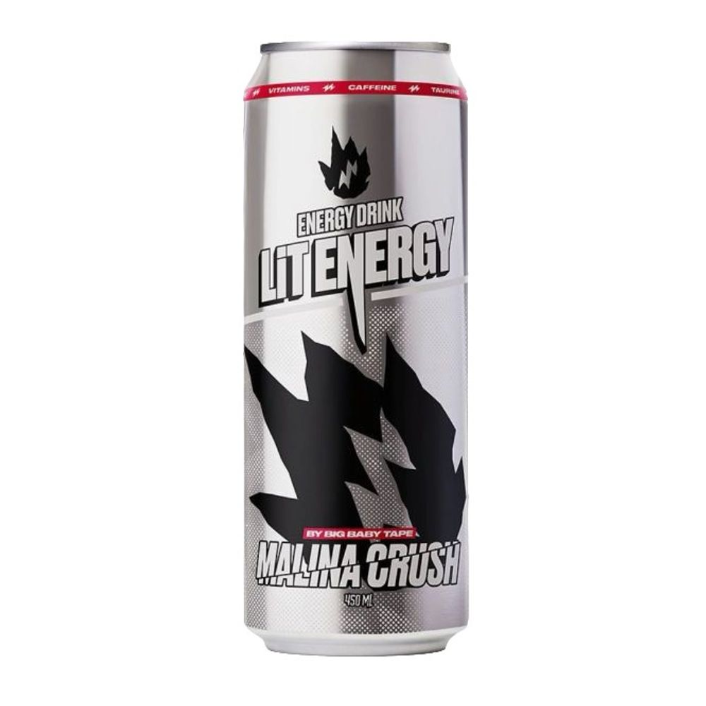 Энергетический напиток LIT ENERGY малина 0,5л