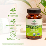 Organic India, моринга, 90 вегетарианских капсул (350 мг в 1 капсуле)