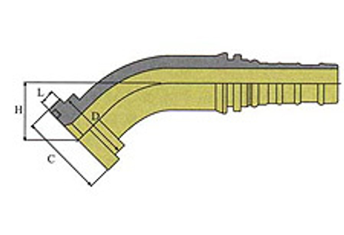 Фитинг DN 25 SFS 3/4 41.3 (45) Interlock