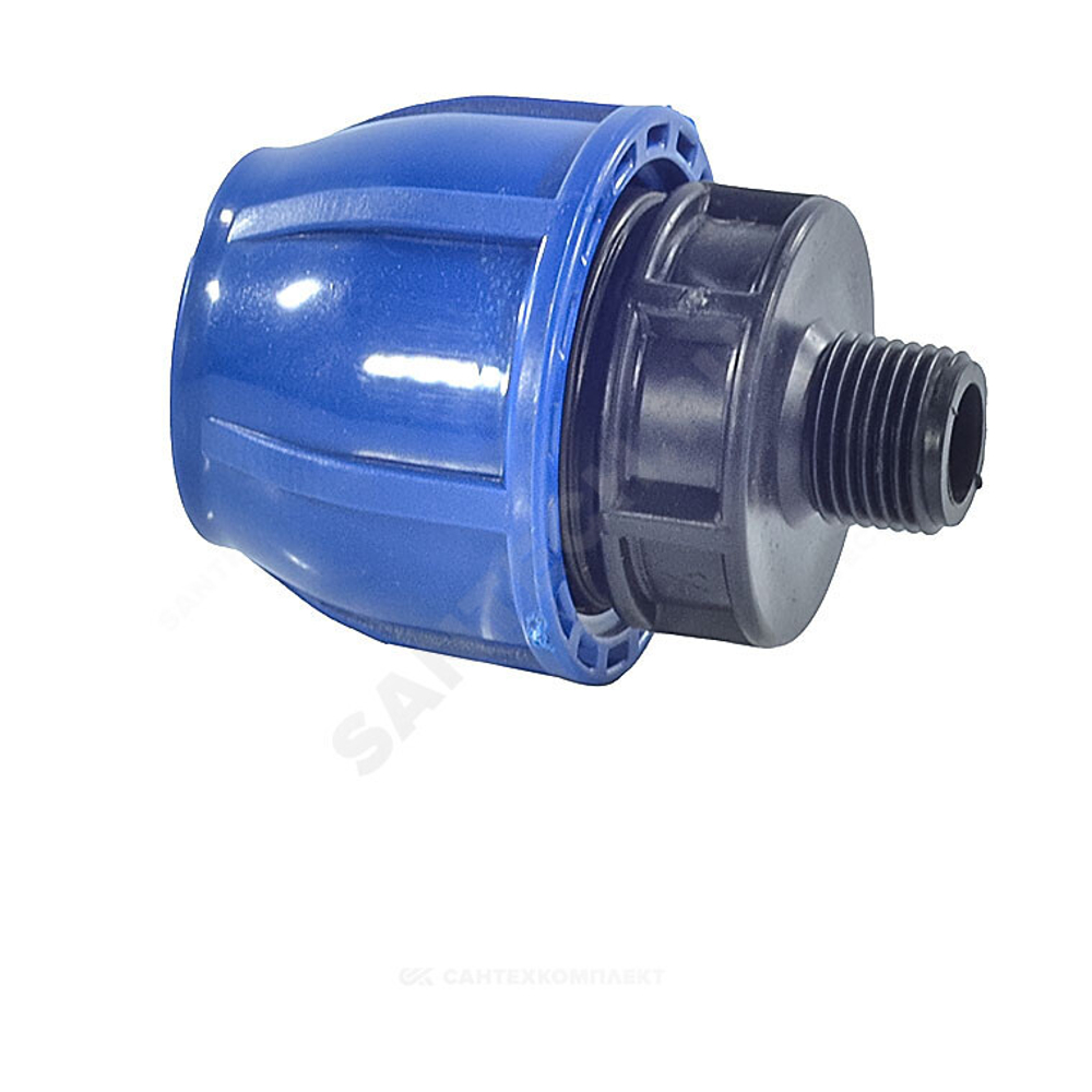 Муфта компрессионная ПЭ Дн 40х1 1/2" НР Ру16 RTP (РосТурПласт) 11510