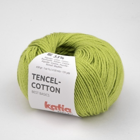 Пряжа KATIA Tencel-Cotton (13/лаймовый)