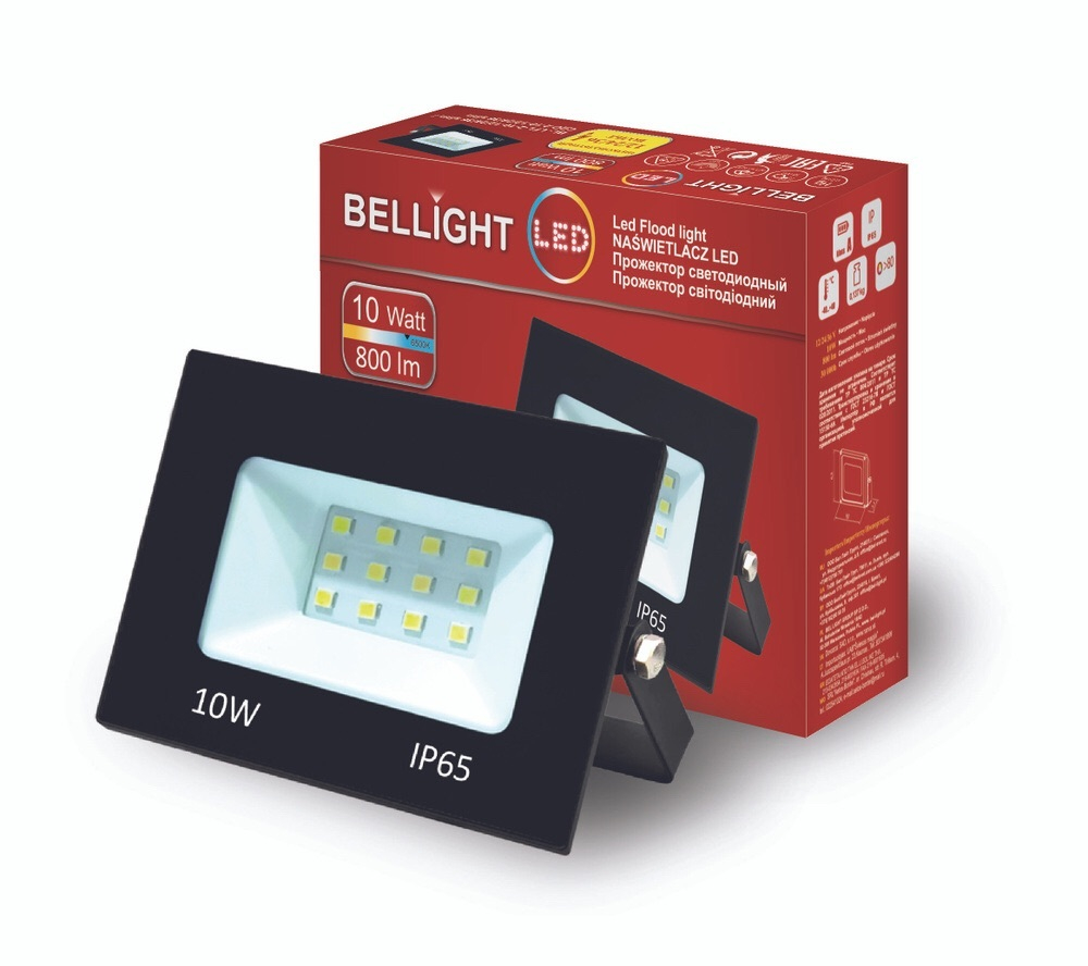 Прожектор LED низковольтный СДО 10Вт 6500К 12/24/36В IP65 Bellight