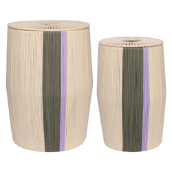 Корзина плетеная Tkano Conga Grey Ethnic tk24-st_ba0032