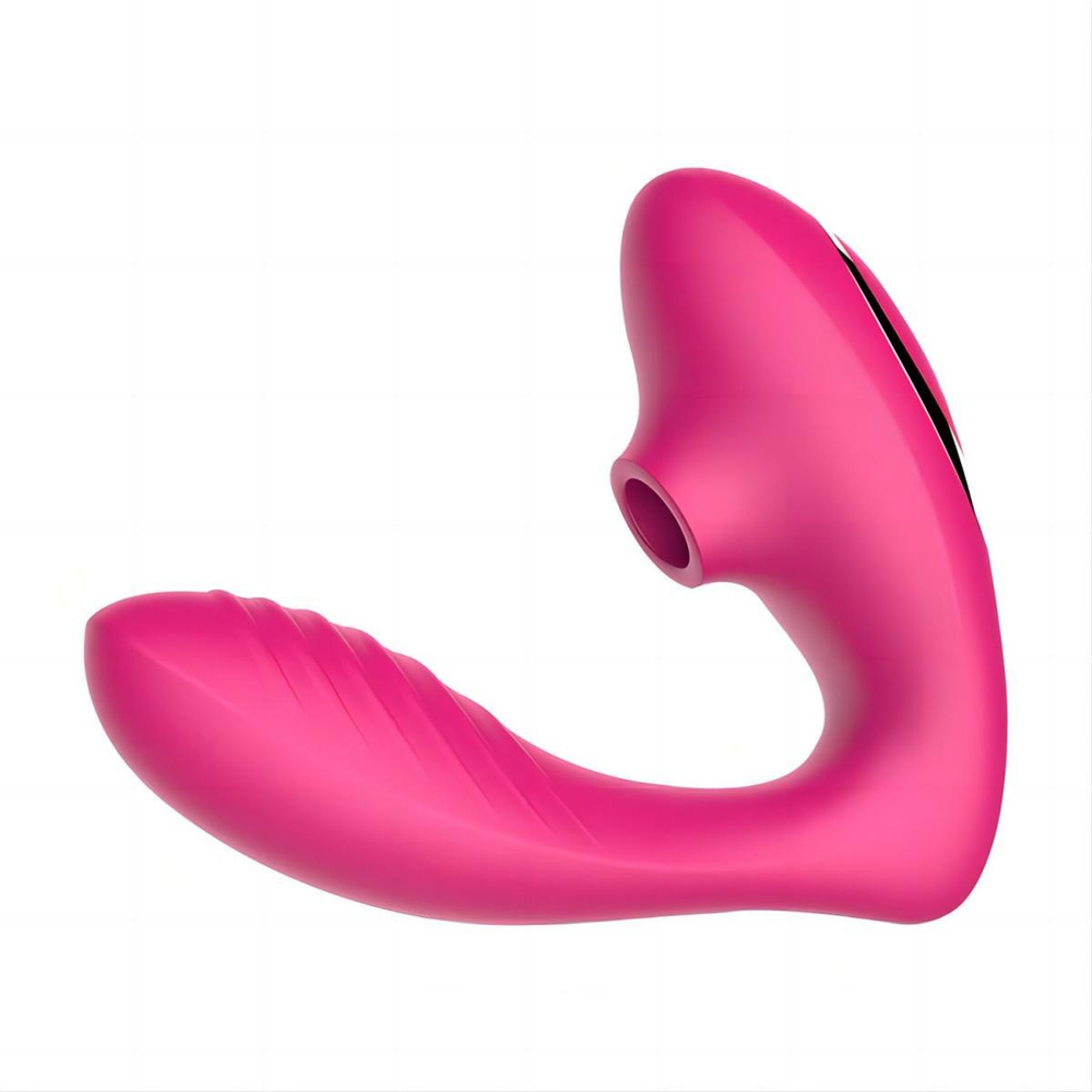 Розовый вибромассажер Clitoral Sucking Vibrator OG для стимуляции клитора и точки G (Цвет: розовый)