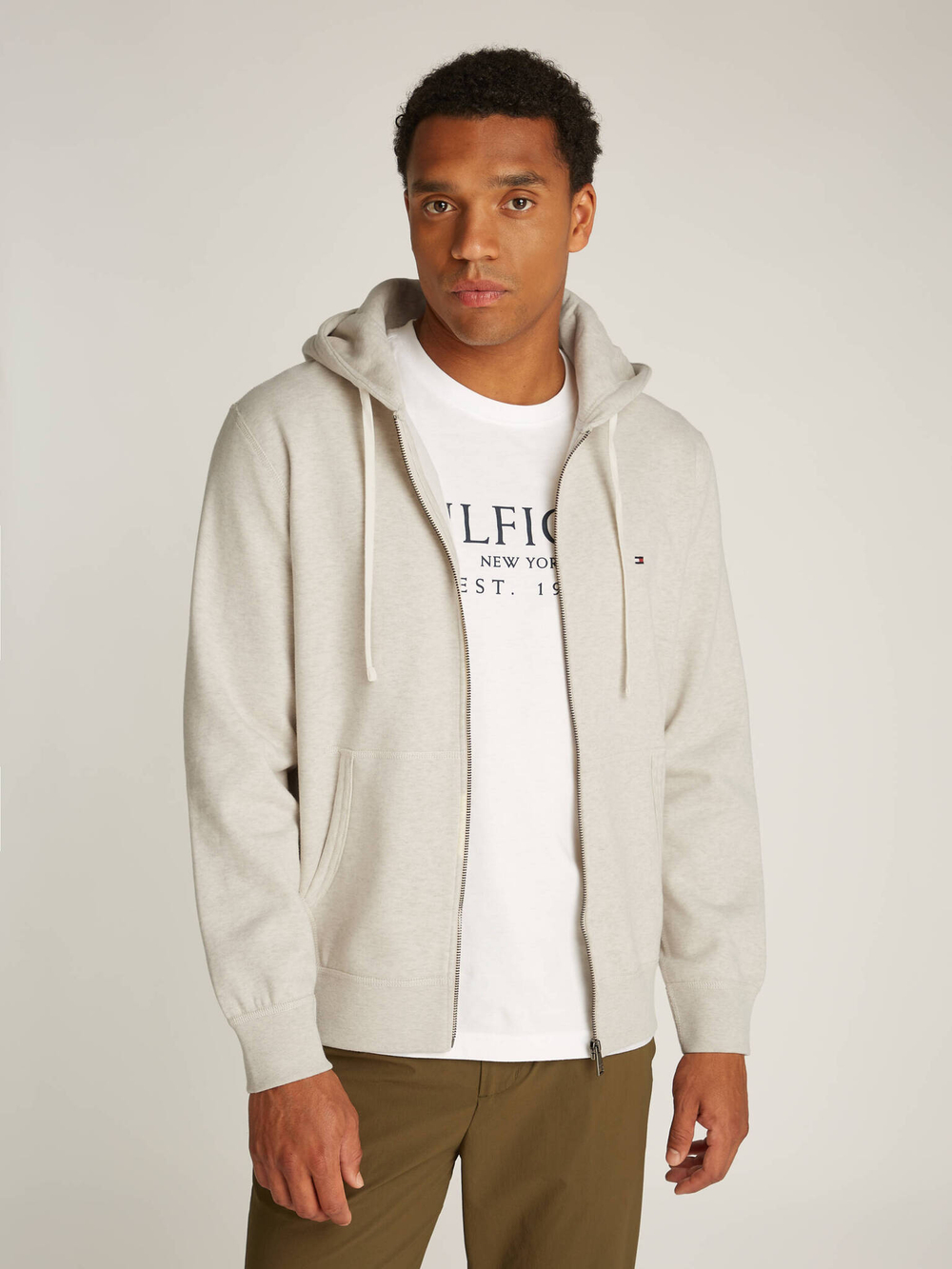 Худи Tommy Hilfiger - экрю(MW0MW37234)