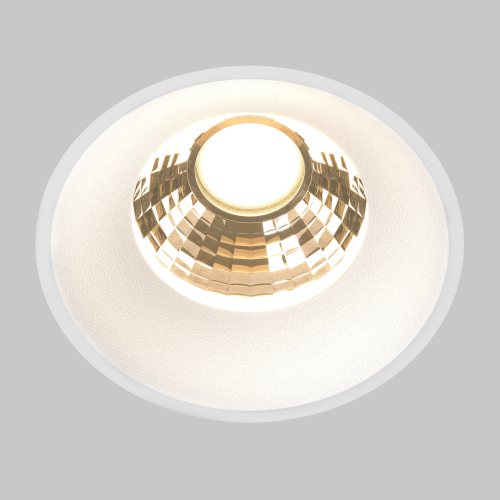 Встраиваемый светодиодный светильник Maytoni Round DL058-12W2.7K-TRS-W