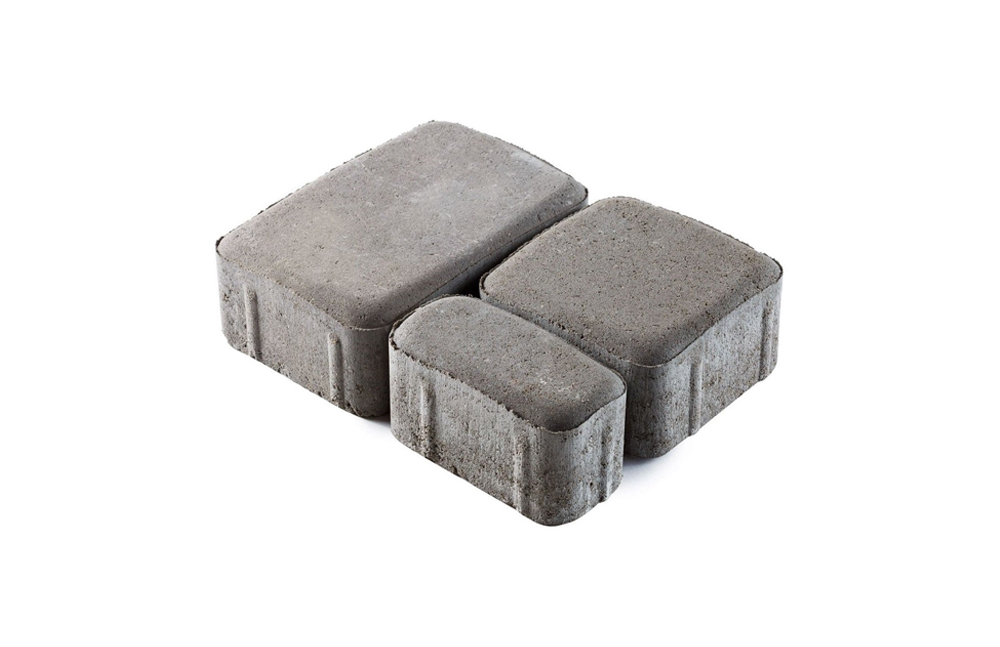 Тротуарная плитка 1П.6 “Старый город”, 180/120/60/x120х60 мм (комплект)