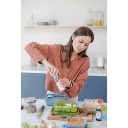 Контейнер для запекания, хранения и переноски продуктов в чехле smart solutions, 1050 мл, синий