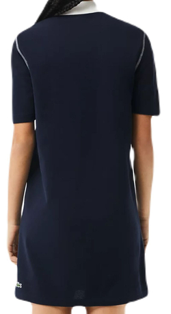 Теннисное платье Lacoste Sport Roland Garros Edition Pique Dress - небесный