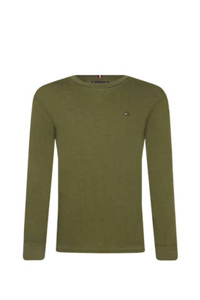 Лонгслив Tommy Hilfiger - зеленый(KB0KB08576)
