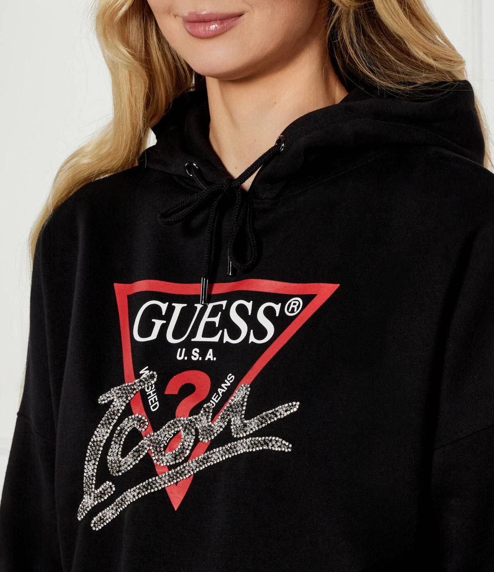 Худые GUESS - черный(W4BQ06 KB683)