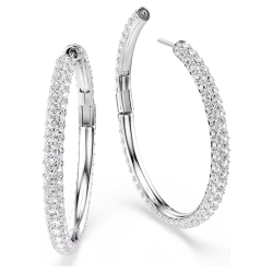 Серьги DEXTERA:PE HOOP WHI/RHS