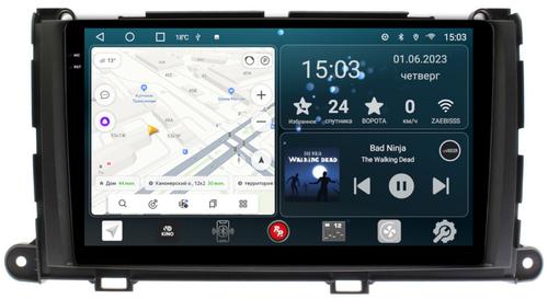 Магнитола для Toyota Sienna 3 2010-2014 - RedPower 170 Android 10, Быстрая, QLED+2K, CarPlay, SIM-слот