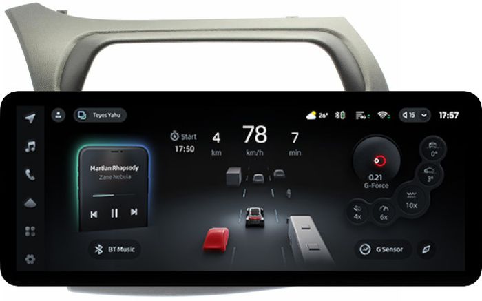 Магнитола для Honda Civic 8 хэтчбэк 2006-2011 левый руль - Teyes CC4PRO монитор 12.3" 2K QLED + рамка 9, Android 13, Быстрейшая, Snapdragon 778G, ИИ, CarPlay, DSP, 4G SIM-слот